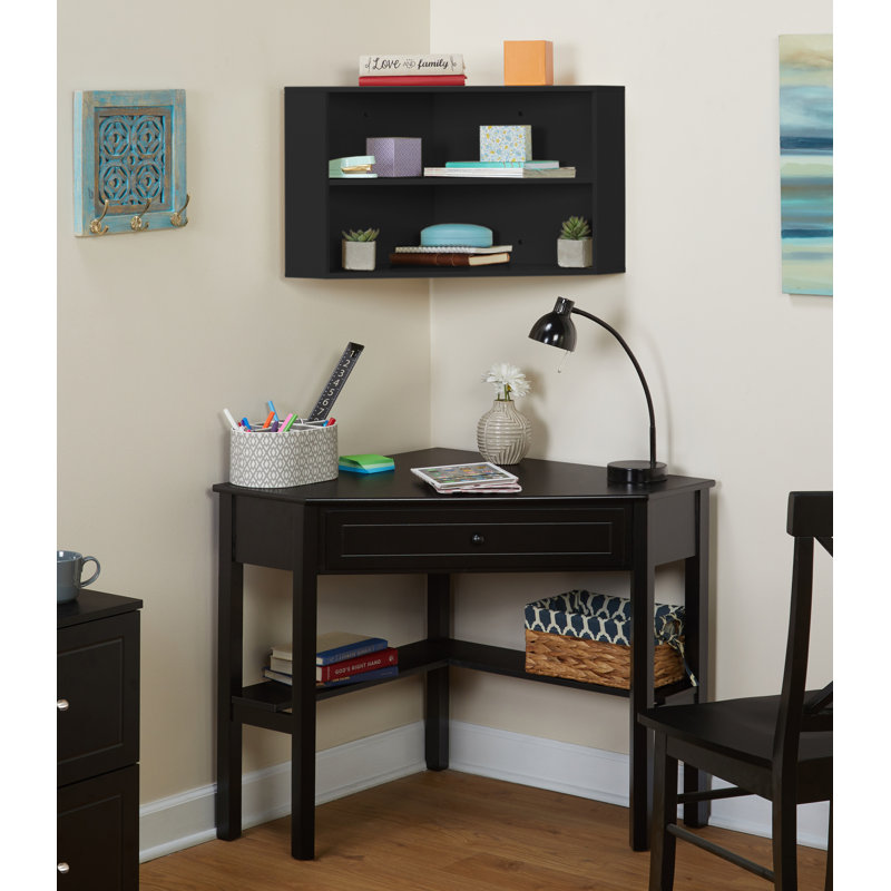 Andover Mills™ Anka Reversible Corner Writing Desk with Hutch & Reviews